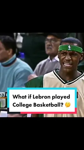 Would Lebron have been good in college? 🤔 #MarchMadness 