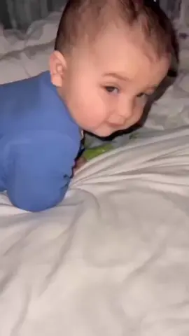Lazy day #babiesontiktok #babyonbed  #sleepybaby 