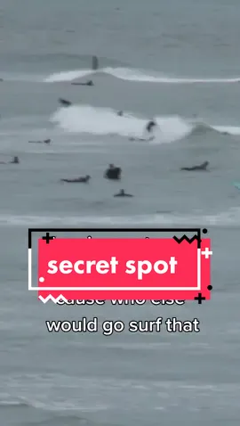 secret spot might be small, but I'll have it all to myself! 🙃🙃🙃 #surfing #surfer #surf #surftok #surfersoftiktok #surfers #surfspot #secretspot #crowded #crowdedsurf #funny #fy #fyp 