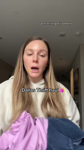 Talk about some bangers  😍 #dallasthrifthaul #dallasthrifter #salvationarmyfinds #dallasthriftstore #dallasthrift #dallasgirls #thrifthaul #springthrifthaul   