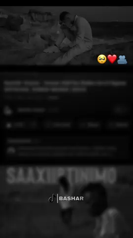 Waan ku aamine ii uur samow🥺❤️🫂 #bashar✨🕊 #onlydjmoh #somalitiktok 