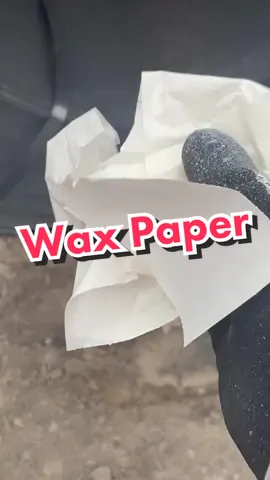 Wax paper. The wind kept knocking it off! #fyp #fy #fypシ #foryou #foryoupage #satisfying #satisfyingvideo #asmr #clipassassin #fire #wind #windy #paper         ………….                                                                                                                 Does anyone actually keep reading down this far?     