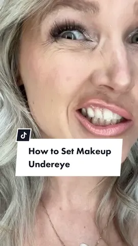 Makeup Tip / Under Eye Set for minimizing wrinkles. #makeupover40 #makeuptipsforbeginners #makeuptipover30 #quickmakeuptips #makeuphacks  