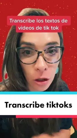 Por medio de esta herramienta podrás ltranscribir videos de tik tok facilmente. #empoweringrace #tallergratuito #tiktok #fy #tip #herraminetasemprendedores #inteligenciaartificial 