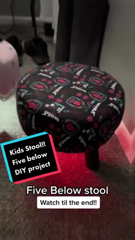 Yal better go to @fivebelow and go get you one… just not the ones in my city… I got them all 🤣🤣🤣 #kidsroom #kidsdecor #pawpatrol #spiderman #disney #craft #DIY #diyproject #stool #foryou #foryoupage #fyp