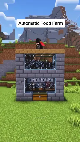 Minecraft Easy Automatic Food/XP Farm - Java and Bedrock #Minecraft 