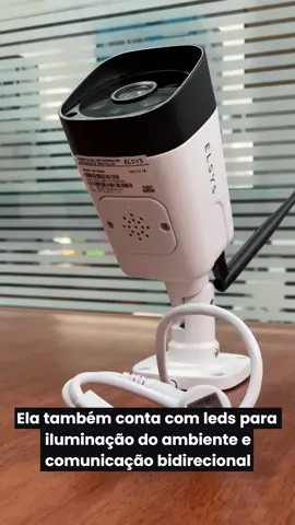 Câmera #WiFi  externa da #Elsys ! Compatível com #Alexa @elsysoficial