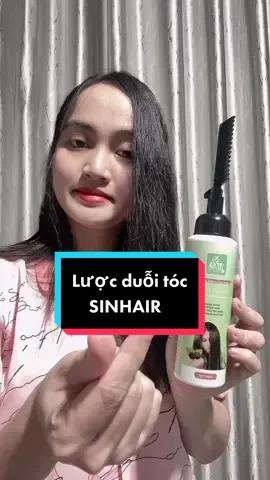 giúp tóc thẳng mượt tại nhà ngay lần sử dụng đầu tiên #sinhair #luocduoitoc