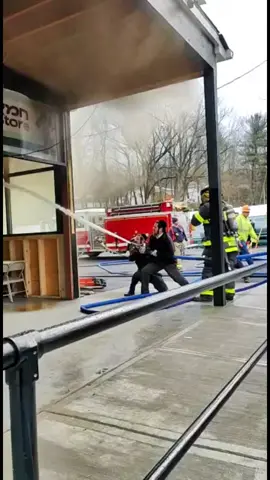 active fire in a supermarket in Monroe NY #fire #jews #heroes #firefighter #ny #nyc #fd #firstdue #savinglives 