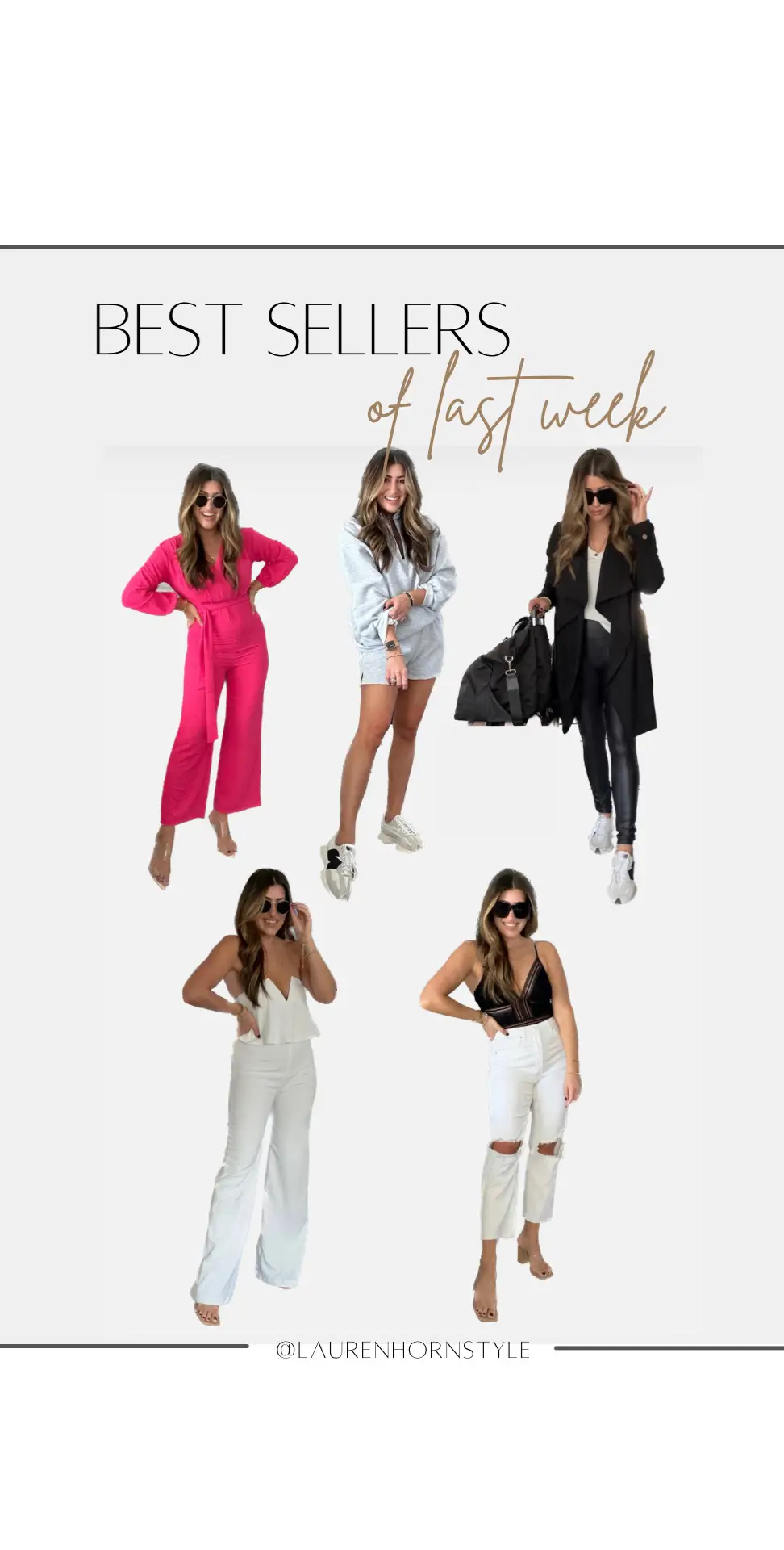 Beat Sellers of last week. Tap 🔗 in bio.  #fashion #styleinspo #bestsellers #traveloutfit #jumpsuit #bodysuits #springfashion 