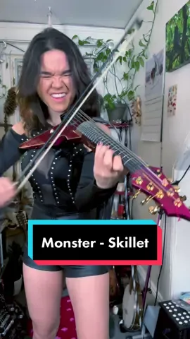Replying to @justnoah180 I got a LOT of requests for Monster by @skilletmusic! What do you want to hear next? #skillet #monster #rock #shred #electricviolin 