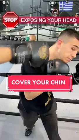 Keep your chin covered✅ #boxing #punch #viral #fypシ #foryourpage 