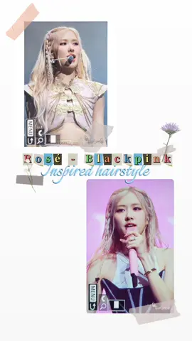 Rose inspired hairstyle #rose #blackpink #roses_are_rosie #rosehairstyle #hairstyle #tiktok #fyp 