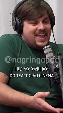 Lucas Salles conta um pouco da sua trajetória. #lucassalles #humor #tvbrasileira #ator   #nagringa #nagringapc🎙 #nagringapodcast #orlando #orlandoflorida #brasil