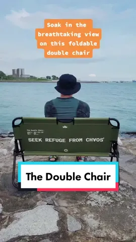 This Sumu Goods Double Chair really awesome for taking in scenic views.  #outdoorlife #scenicview #outdoorchair #foldable #furniture #outdoorgoods