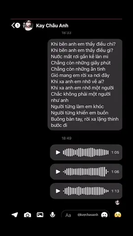 #xuhuong sorry mn nhiều mình bị cảm r nên đoạn sau cao quá chưa hát dc , hứa sẽ cover full khi khỏiii 🥺. vô kênh utueb : Kay Châu Anh để nghe các bản cover tạ lỗi của tui ạaa:< #amthambenem #amthambenemcover #kaychauanh 