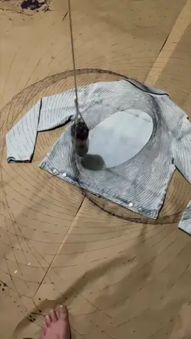 Custom painted jacket is oddly satisfying