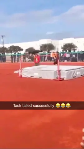 He still cleared it 😂🤷‍♂️ (via @di5ichi) #highjump #trackandfield #fail #jump
