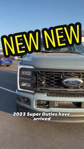 Got that NEW NEW. #2023fordsuperduty 