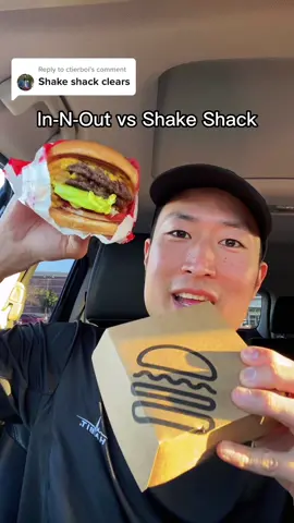 Replying to @ctierboi Nah #innout clears.  #shakeshack 