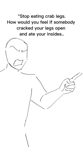 the joke is really good ok JWHJWKW side note tho CRAB LEGS ARE SO GOOD CRABS IN GENERAL ARE VERY DELICIOUS LIKE WHY WOULD U HATE CRABS unless ur allergic #fyp #fypシ #art #arttok #arttiktok #myart #fypシ゚viral 