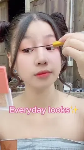 ຕື່ນມາກະງາມເລີຍ ຊັ່ນເດ😆 Everyday looks💗#fyp #foryou #linarmakeup #linarcosmetic #makeuptutorial 