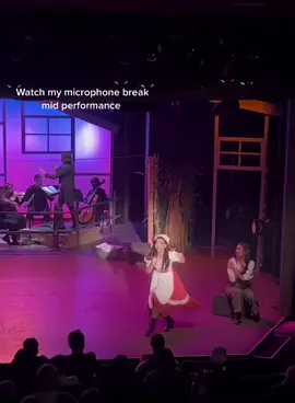 The show must go on #theatre #musicals #shownight #fullhouse #microphonemalfunction #funny #musicaltheatre #theshowmustgoon
