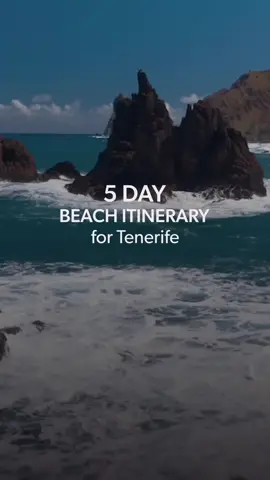 Your 5-day beach itinerary to Tenerife is complete! Which day are you most excited about? 💦🌴 . . . #tenerifeawakensemotions #canaryislands #traveltiktok #traveltips