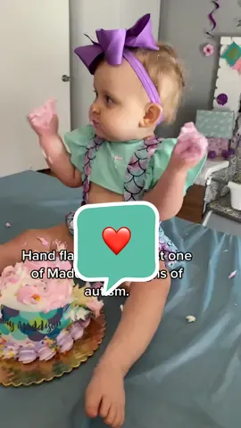 So many people told me that Maddys hand flapping was NOT an early sign of autism… but here she is at 1 and still happy flapping at 3! Hand flapping was diagnostic criteria for her diagnosis… it fell under restricted/repetitive behaviors. She wasnt diagnosed soley on hand flapping. This was just one of her early signs. #earlysignsofautism #education #LearnOnTikTok #autism #autismawareness #toddlerswithautism #happyflappy #repetitivebehavior 