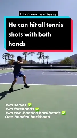 IG/teo_davidov, a 12-year-old ambidextrous player, can execute all tennis shots with both hands but he plays only forehands most of the time in match. #tennis #tennislegend #tenis #tennistiktok #tennisvideo #tennisplayer #tennisplayers #tennislife #tennisfun #tennisfan #tennisfans #tennisrunsinourblood #tennisworld #tennistime #tennispassion #tenniskids #tennislovers #tennislove #tennislover  #tennistraining #tennispractice 