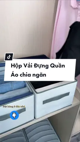Hộp Vải Đựng Quần Áo chia ngăn của @Tổng Kho Đồ Gia Dụng tiện dụng đa năng mọi gia đình nên có 🥰 . #ReviewĐồGiaDụng #GiaDụngTiệnÍch #giadungtienich #TikTokShop #TikTokVietnam #hopquanaochiangan #tiktokshop #muataitiktokshop #giadungthongminh #tongkhogiadung 