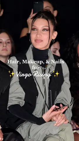 Hair, Makeup, & Nails for #virgo #risingsign ✨ #virgorising #aesthetic 