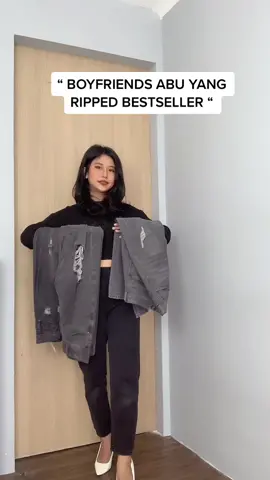 Boyfriends abu bestseller 🔥🥰 #luxedlabeljeans #styleoutfit #outfitsimplekekinian #fyp #jeanshighwaist #abujeans #promoramadhan #racuntiktokshoppingmurah #boyfriendsjeans 