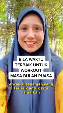 (4) WAKTU TERBAIK SENAMAN MASA BULAN PUASA #coachmaryam #nakkurus #kurussihat #jomkurus #coachkurusonline #kurusramadhan #senamanbulanpuasa #workoutkurus #kurusworkout