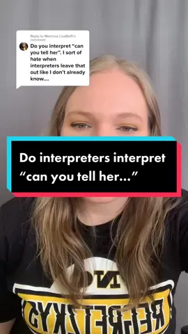 Replying to @Merrissa LisaBeth And this is why interpreters answer almost ever question with “it depends” 😅 #asl #signlanguage #coda #deaffamily #interpreter #LearnOnTikTok 