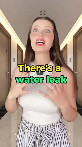 Common problem in apartments 💦 #english #englishteacher #learnenglish #englishtips 