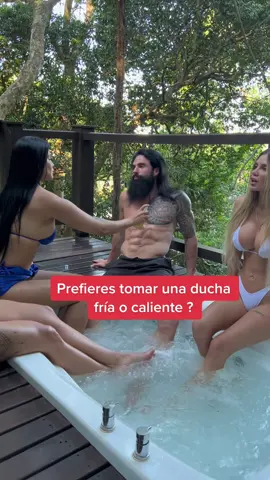 Eres más ducha fría o caliente? #ducha #duchafria #duchacaliente #davidmichigan 