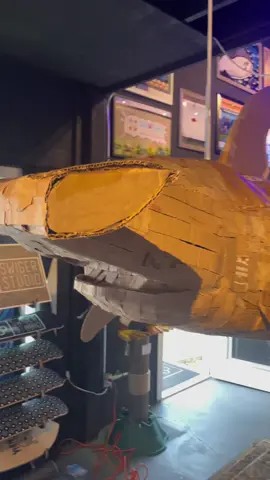 New Hammerhead shark in the works. All of my sculptures begin with this cardboard layer to create anatomical form 🦈 🔨  . #Hammerhead #Shark #Cardboard #SeaLife #Sculpture #Artwork #Art #MixedMedia #MultiMedium #3D #GulfofMexico #Fish #Awareness #Create #Artivism #ArtGallery #SmallBusiness #GulfShores #Alabama #SwigerStudio