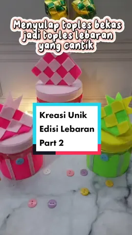 Punya Toples Bekas? Jangan dibuang...dibikin ini aja buat nyimpen kue lebaran nanti 😊 Tutorial selengkapnya bisa teman trman tonton di Youtube : Temen Mandja. Bantu subscribeee ya guys 🙏🙏🤗 #kreasiunikedisilebaran #berkreasipakaiflanel #kreasilebaran #yukbikinguys