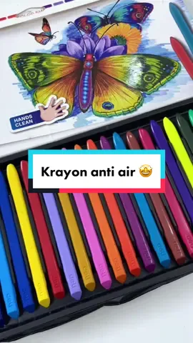 Crayon anti luntur dan gangotorin tangan ready lagi,buruan cek keranjang kuning kamu karena ada sepesi SALE😊 #crayonantikotor #crayonantiair #crayonantipatah #crayonantilengket 