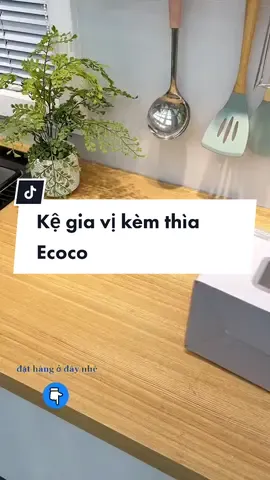 Kệ gia vị dán tường  kèm thìa Ecoco tiện dụng đa năng @Tổng Kho Đồ Gia Dụng  #ReviewĐồGiaDụng #GiaDụngTiệnÍch #giadungtienich #tiktokshop #TikTokVietnam #NộiThấtNhàĐẹp #hopdunggiavithongminh 