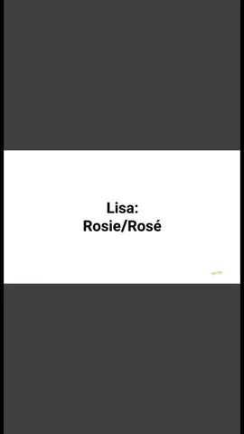 Lisa mentioning rosé in interviews #chaelisa #lichaeng #chaelisaforever 🐣🐿🤍🤍💗🥑🥭🍑🌻🌷🌹🌼🌻🌈💞💕