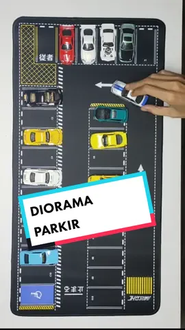 Diorama yg bisa jadi Mouse Pad atau Mouse Pad yg jadi Diorama ?? #hotwheels #dioramaparking #diorama 