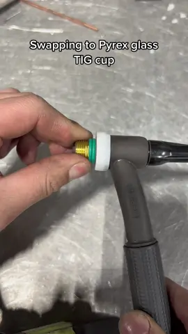 #GTAW #TIG #welding #pyrex cup #swap #weld