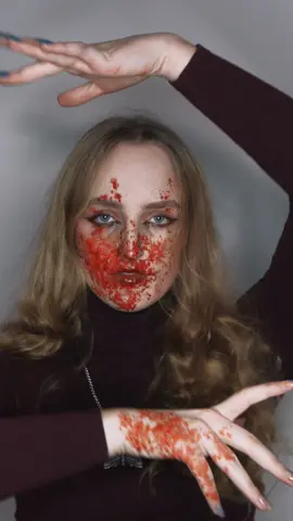 Ten times in his back 🤡 fake blood #makeuptrend #makeup #clownmakeup #fyp #noelslament 