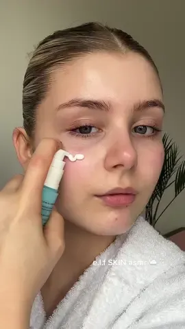 melting my makeup using the @e.l.f. Cosmetics holy hydration range 🫧☁️🫶🏻 ad #skincare #skincareasmr #asmr 