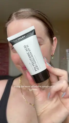 Who says sunscreen can't be both protective and beautiful? 🤩✨  If you’re looking for a new sunscreen to add to your skincare routine, @theinkeylist  Polyglutamic Acid Dewy Sunscreen SPF 30 might just be what you need. Not only does it offer broad-spectrum protection against harmful UV rays, but it also contains polyglutamic acid, a powerful humectant that helps to deeply hydrate and lock in moisture, leaving your skin looking dewy and radiant. Polyglutamic acid is known to hold up to four times more moisture than hyaluronic acid, making it a true powerhouse ingredient for dry or dehydrated skin types 🤓 Now let's break down some facts about it and talk about my experience ✨ ✓ I see so many reviews mention it's a mix of chemical and physical filters, but it's not. This is a 100% chemical sunscreen and I thought it would be worth mentioning it.  ✓ this is a hydrating formula with a dewy radiant finish. If you’re oily or live in a highly humid climate, this might be a bit too much for you unless you enjoy that glowy look. Me as a dry skin girlie? Love! 😍 ✓ no pill formula with a slight tack to it makes it amazing for makeup prep. My foundation applies so smoothly over it and looks gorgeous throughout the day. So if you’re looking for a powerful, hydrating sunscreen that also provides superior sun protection and a radiant finish, look no further than The Inkey List Polyglutamic Acid Dewy Sunscreen SPF 30! ♡ available now (affiliate link): https://howl.me/cjkYRcLz3im * pr sample  #inkeylist #theinkylist #theinkeylistsunscreen #theinkeylistspf #theinkeylistpadewysunscreen #dewysunscreen #glowysunscreen #sunscreen #spf #newskincare #newatsephora #polyglutamicaciddewysunscreen #chemicalsunscreen #skincareroutine #skincarelover #skincarecommunity #skincarecontent #ugc #ugccontent 