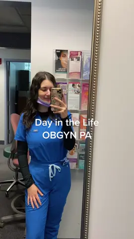 Day in my life as a Physician Assistant in OBGYN! #physicianassistant #fyp #foryoupage #obgyn #dayinmylife 