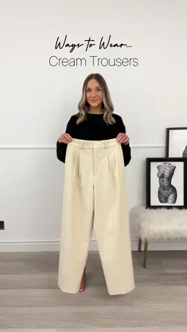 The £35 uniqlo trousers that keep on giving 😍 yiu can shop the outfits by clicking the link in my bio 🖤 @UNIQLO Europe  #uniqlo #highstreetfashion #creamtrousers #springfashion #transitionalstyle #chaneldadsandals #loewebelt #fashionfypシ #waystowear #capsulewardrobe 