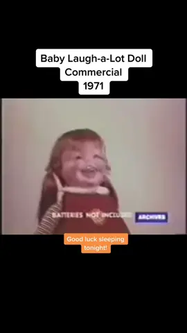 I have no words. #fyp #creepy #oldcommercials #babylaughalot #annabelle #foryou #70s 